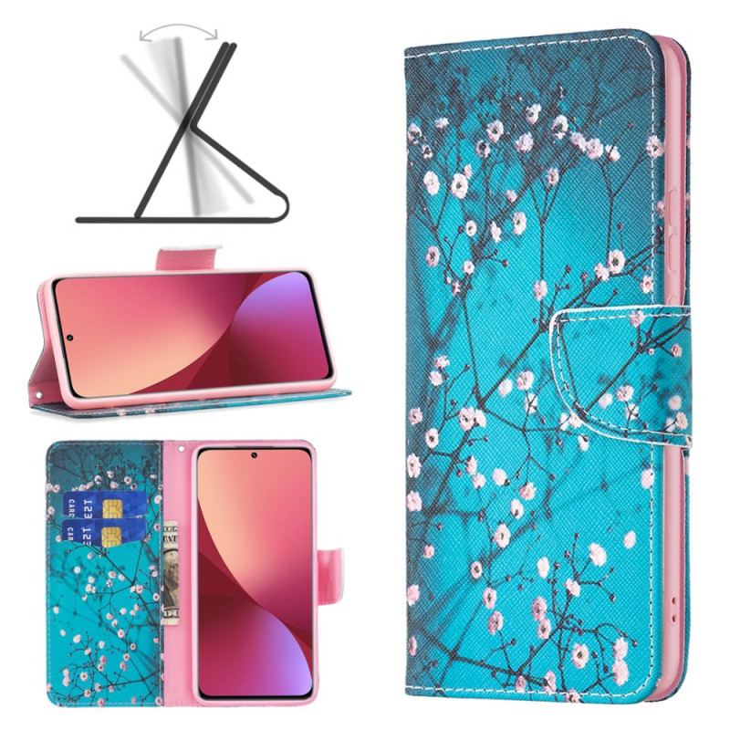 Capa Flip Para Xiaomi 12 / 12X Árvore Florida