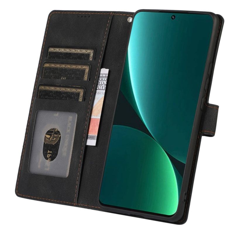 Capa Flip Para Xiaomi 12 / 12X Clássico Retrô