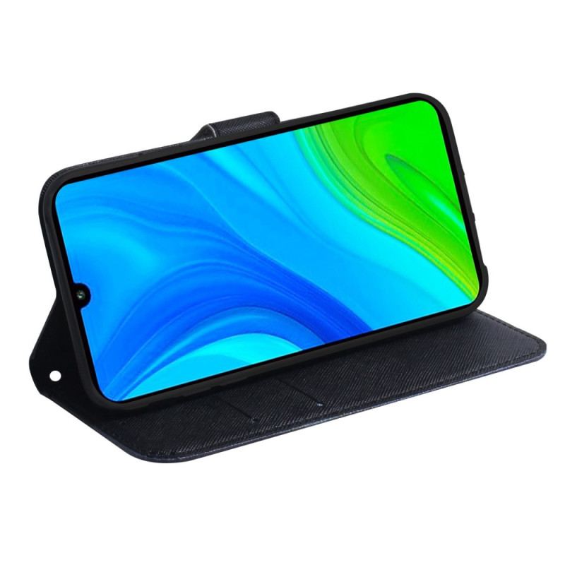 Capa Flip Para Xiaomi 12 / 12X De Cordão Tanga Gráfica Gato