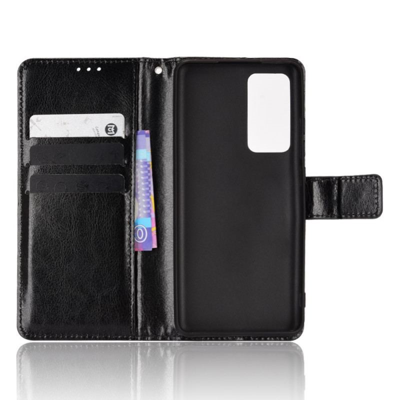 Capa Flip Para Xiaomi 12 / 12X Couro Falso Chamativo