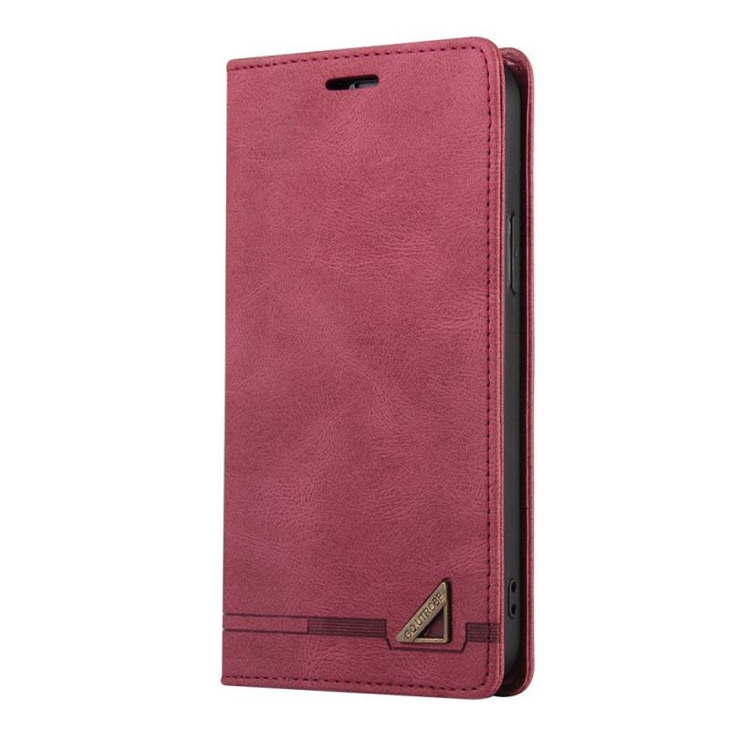 Capa Flip Para Xiaomi 12 / 12X Couro Sintético Gq.utrobe