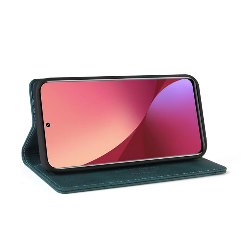 Capa Flip Para Xiaomi 12 / 12X Couro Sintético Gq.utrobe