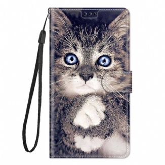 Capa Folio Para Xiaomi 12 / 12X De Cordão Gatos Gatos Thong Cats