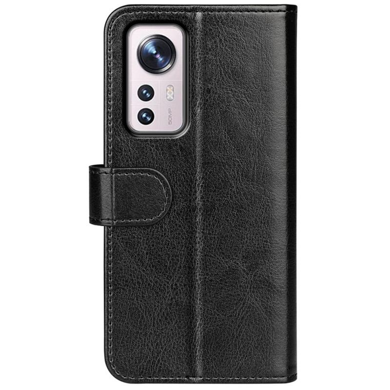 Capa Folio Para Xiaomi 12 / 12X Couro Sintético