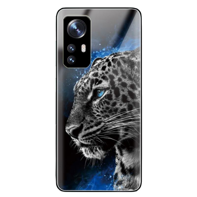 Capa Para Xiaomi 12 / 12X Cabeça De Felino Vidro Temperado