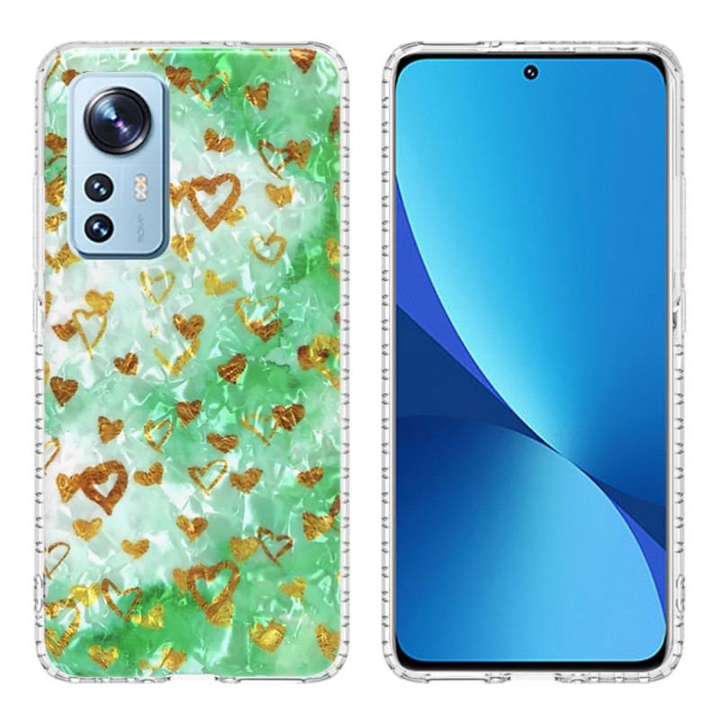 Capa Para Xiaomi 12 / 12X Corações Estilosos