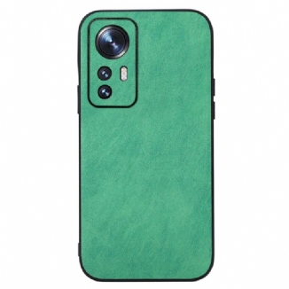 Capa Para Xiaomi 12 / 12X Elegância Efeito Couro