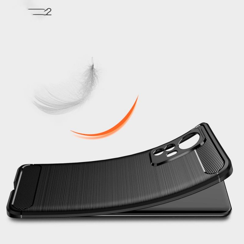 Capa Para Xiaomi 12 / 12X Fibra De Carbono Escovada