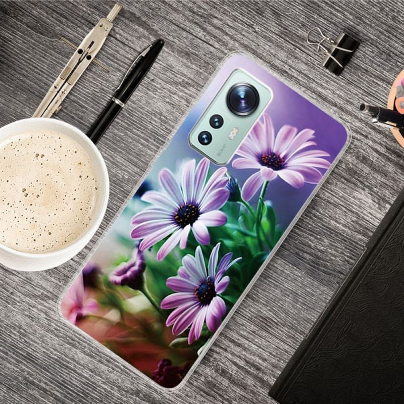 Capa Para Xiaomi 12 / 12X Flores Realistas