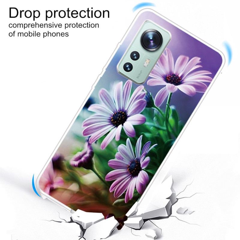 Capa Para Xiaomi 12 / 12X Flores Realistas