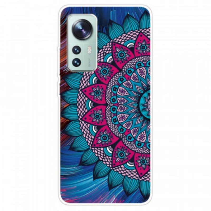 Capa Para Xiaomi 12 / 12X Mandala De Silicone