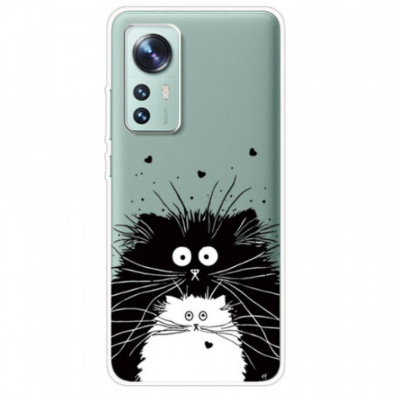 Capa Para Xiaomi 12 / 12X Olha Os Gatos