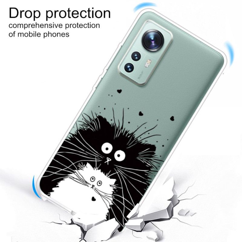 Capa Para Xiaomi 12 / 12X Olha Os Gatos