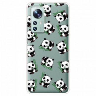 Capa Para Xiaomi 12 / 12X Pequenos Pandas