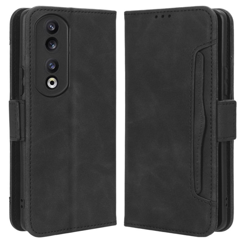 Capa Flip Para Honor 90 Pro Multicartão