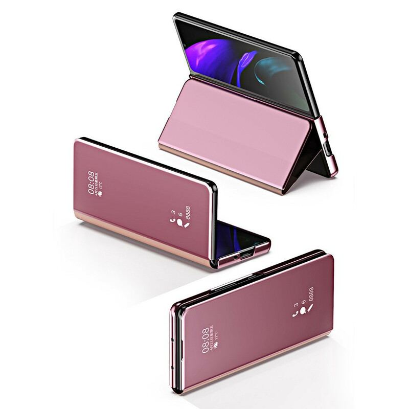 Capa De Celular Para Samsung Galaxy Z Fold 3 5G Flip Capa De Espelho