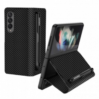 Capa De Celular Para Samsung Galaxy Z Fold 3 5G Flip Suporte Para Caneta De Fibra De Carbono