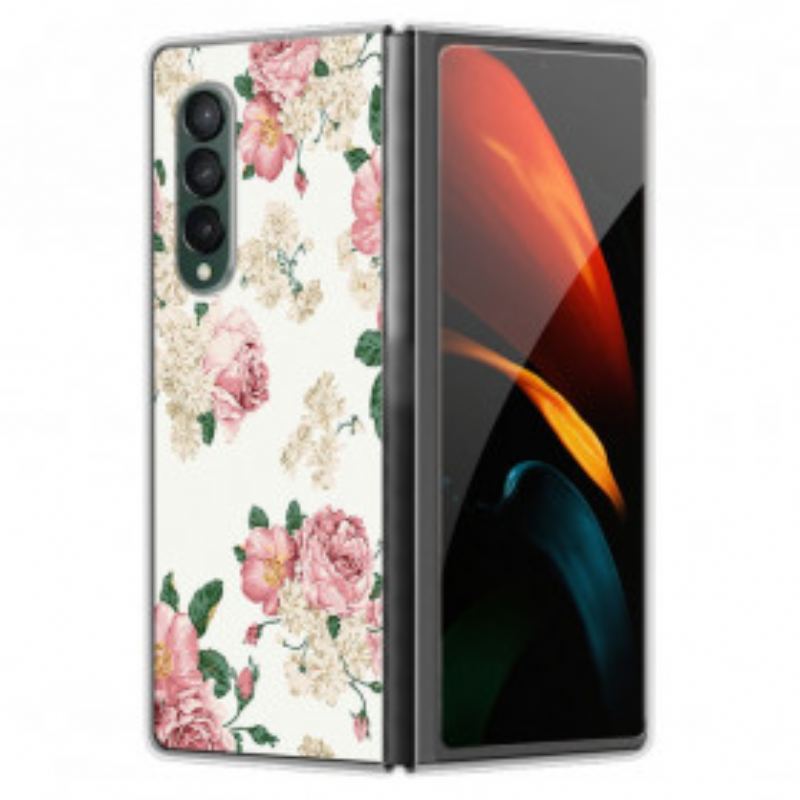 Capa De Celular Para Samsung Galaxy Z Fold 3 5G Flores Da Liberdade