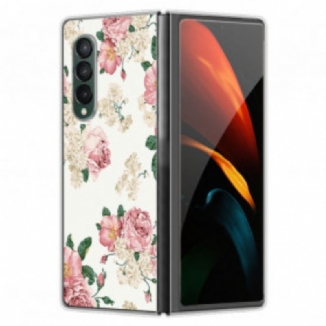 Capa De Celular Para Samsung Galaxy Z Fold 3 5G Flores Da Liberdade