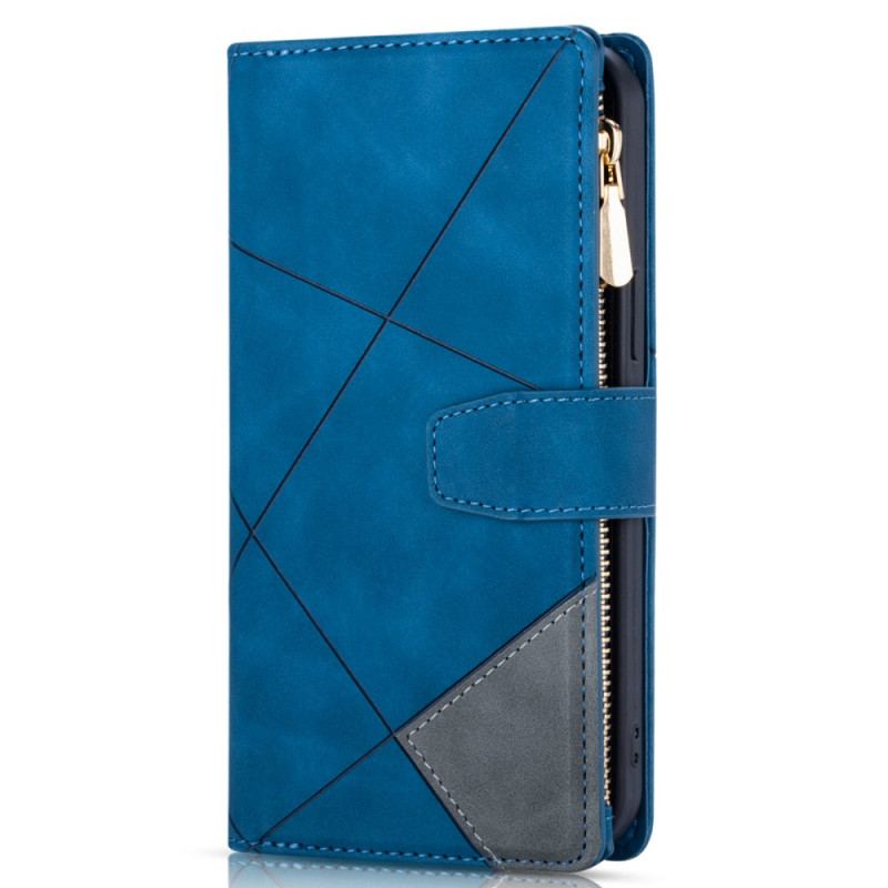 Capa De Couro Para Samsung Galaxy Z Fold 3 5G Com Porta-moedas