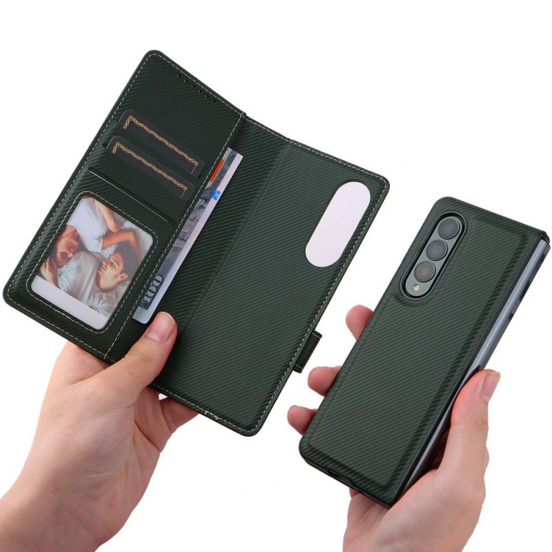 Capa Capa Flip Para Samsung Galaxy Z Fold 3 5G Destacável