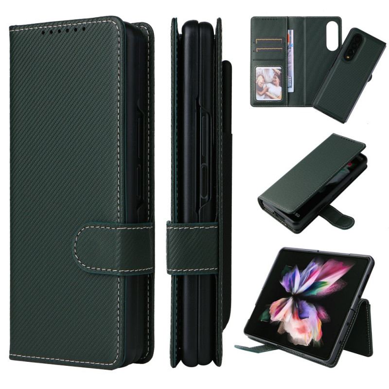 Capa Capa Flip Para Samsung Galaxy Z Fold 3 5G Destacável