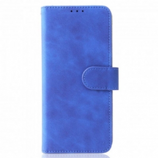 Capa Folio Para Samsung Galaxy Z Fold 3 5G Toque De Pele