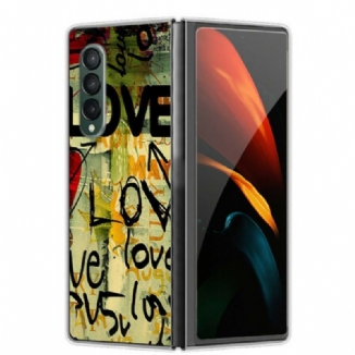 Capa Para Samsung Galaxy Z Fold 3 5G Amor E Amor