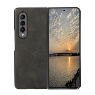 Capa Para Samsung Galaxy Z Fold 3 5G Couro Sintético