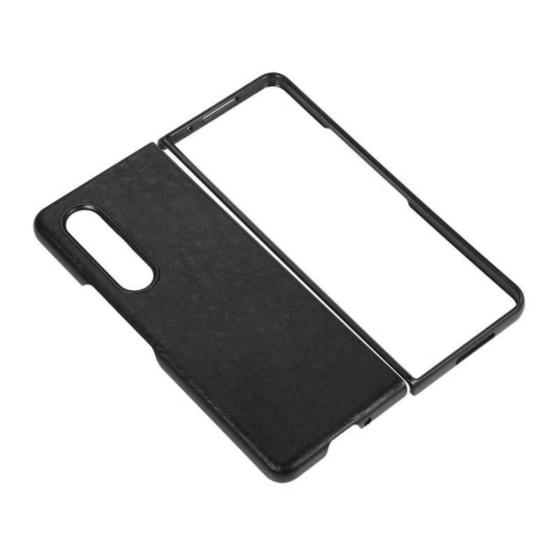 Capa Para Samsung Galaxy Z Fold 3 5G Couro Sintético Texturizado