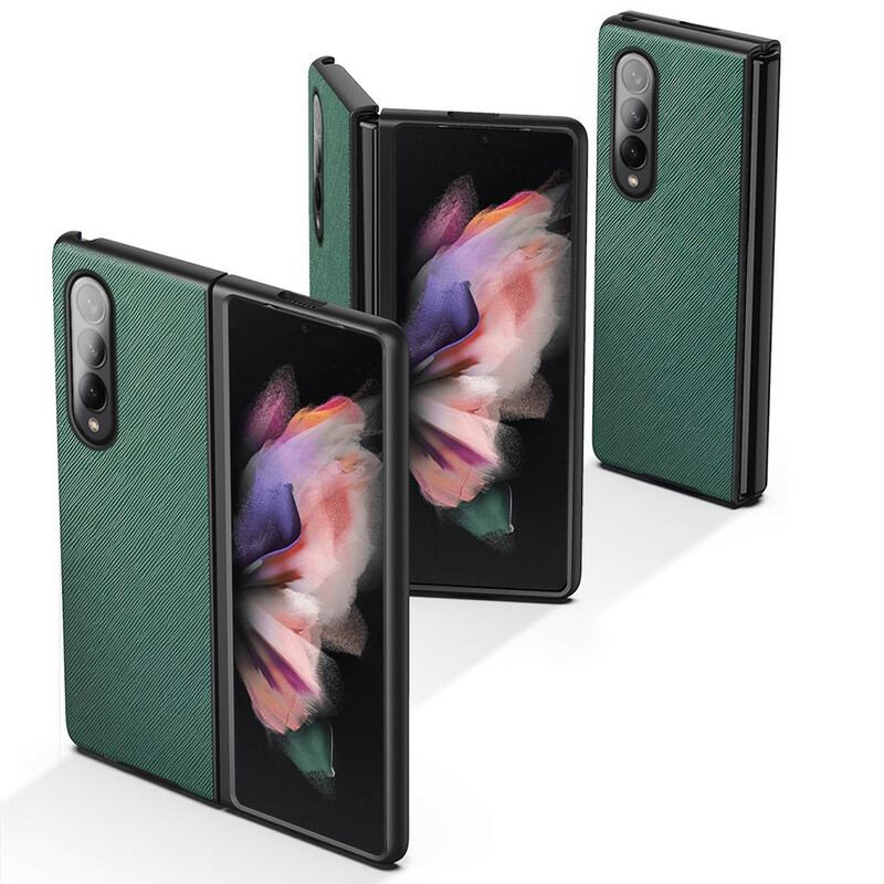 Capa Para Samsung Galaxy Z Fold 3 5G Couro Texturizado