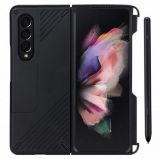 Capa Para Samsung Galaxy Z Fold 3 5G Design De Suporte De Caneta