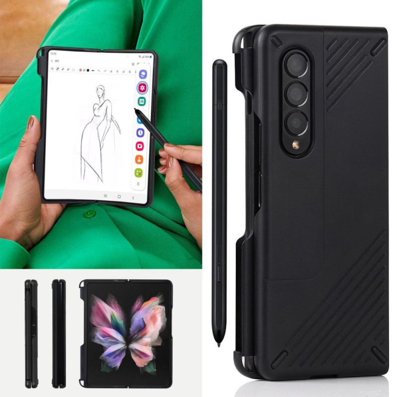 Capa Para Samsung Galaxy Z Fold 3 5G Design De Suporte De Caneta