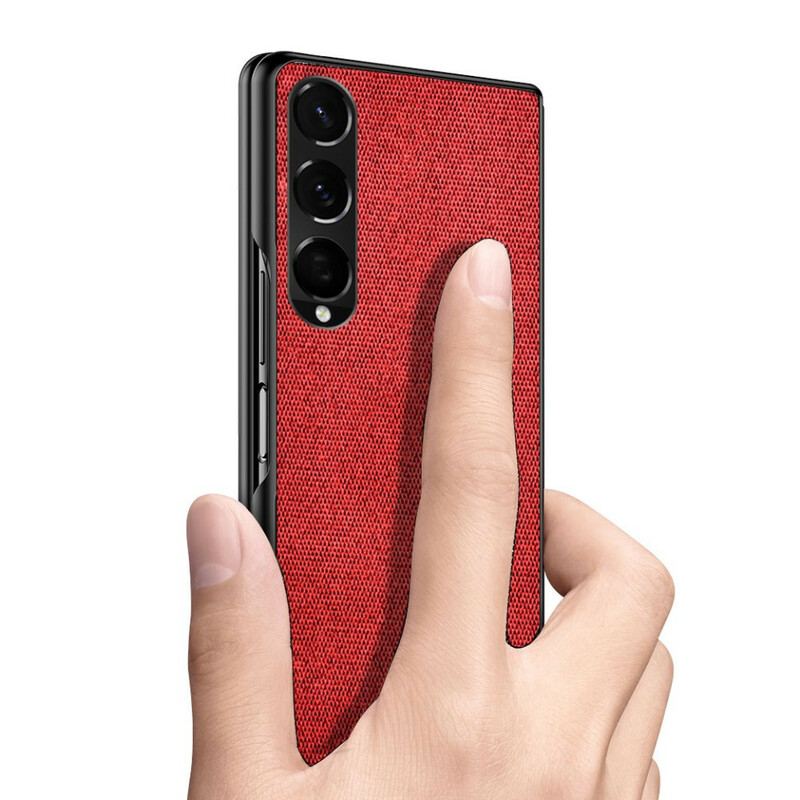 Capa Para Samsung Galaxy Z Fold 3 5G Efeito Couro Texturizado