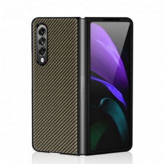 Capa Para Samsung Galaxy Z Fold 3 5G Fibra De Carbono Fina