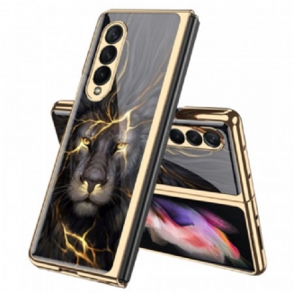 Capa Para Samsung Galaxy Z Fold 3 5G Leão De Vidro Temperado Gkk