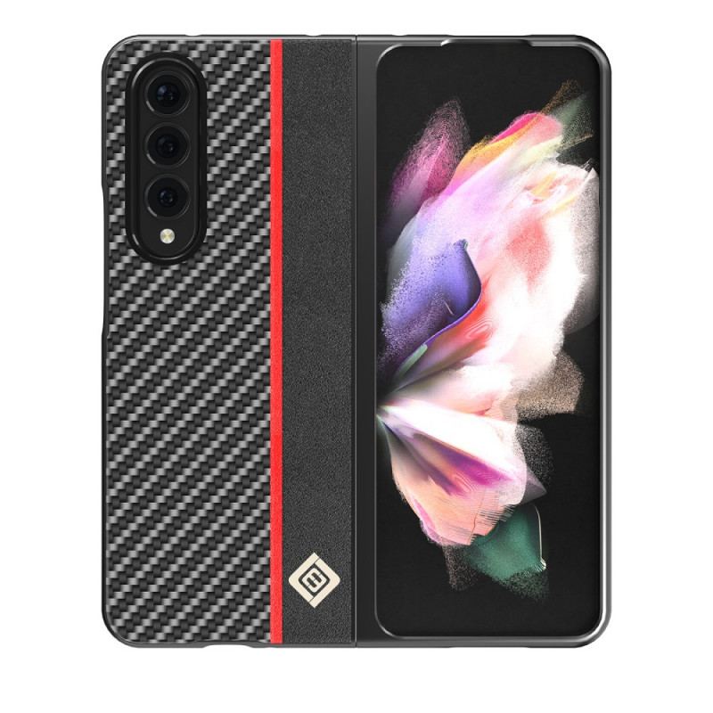 Capa Para Samsung Galaxy Z Fold 3 5G Linha De Fibra De Carbono Lc.imeeke