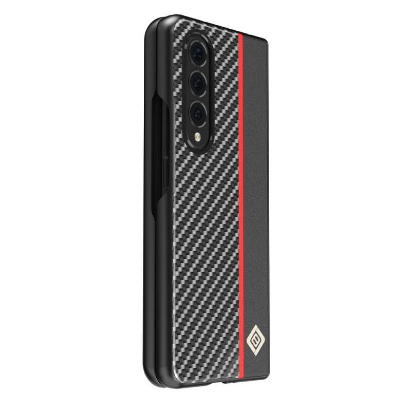 Capa Para Samsung Galaxy Z Fold 3 5G Linha De Fibra De Carbono Lc.imeeke