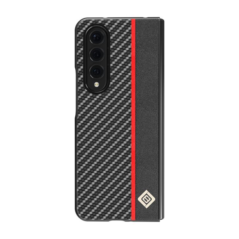 Capa Para Samsung Galaxy Z Fold 3 5G Linha De Fibra De Carbono Lc.imeeke