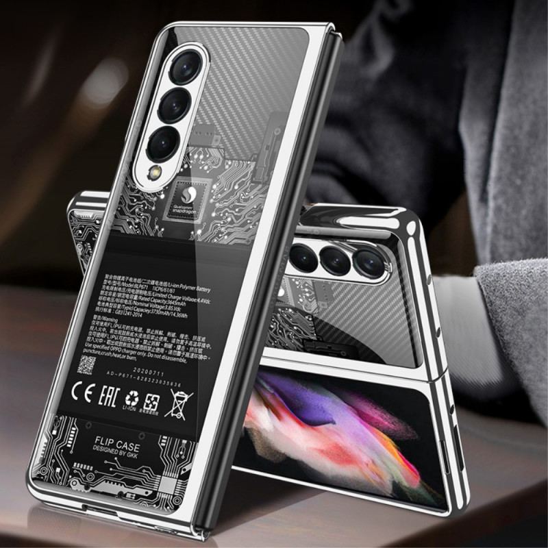 Capa Para Samsung Galaxy Z Fold 3 5G Mecanismo De Vidro Temperado Gkk