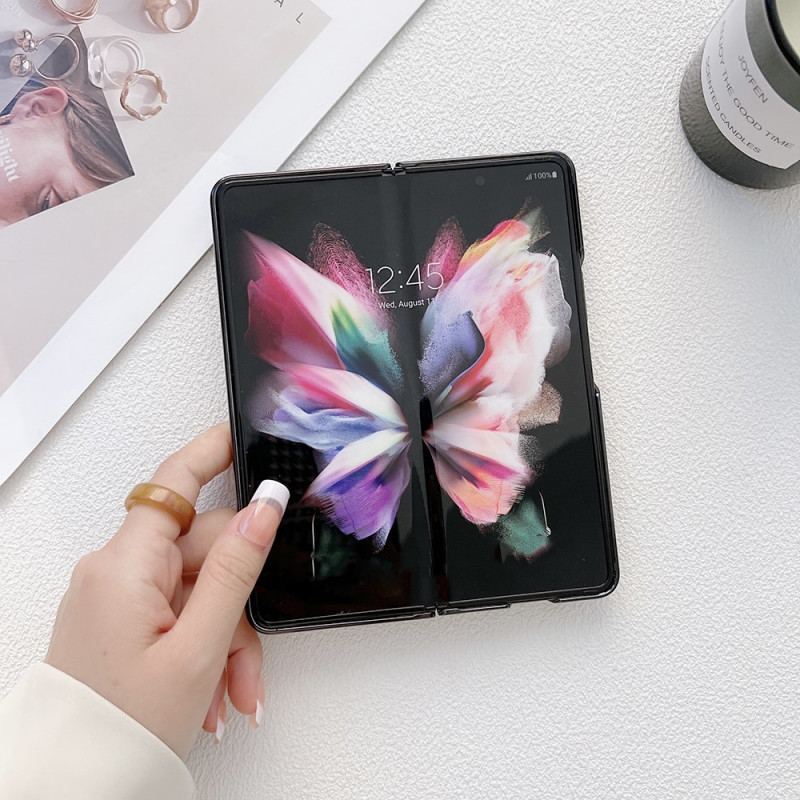 Capa Para Samsung Galaxy Z Fold 3 5G Protetor De Tela E Porta-anel