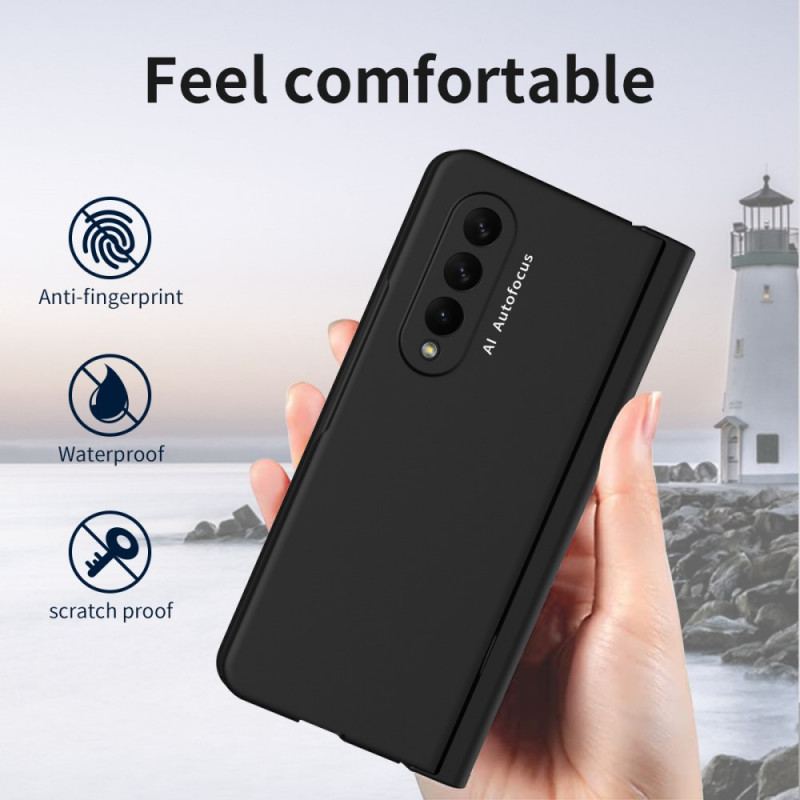 Capa Para Samsung Galaxy Z Fold 3 5G Protetor De Tela E Suporte Para Caneta