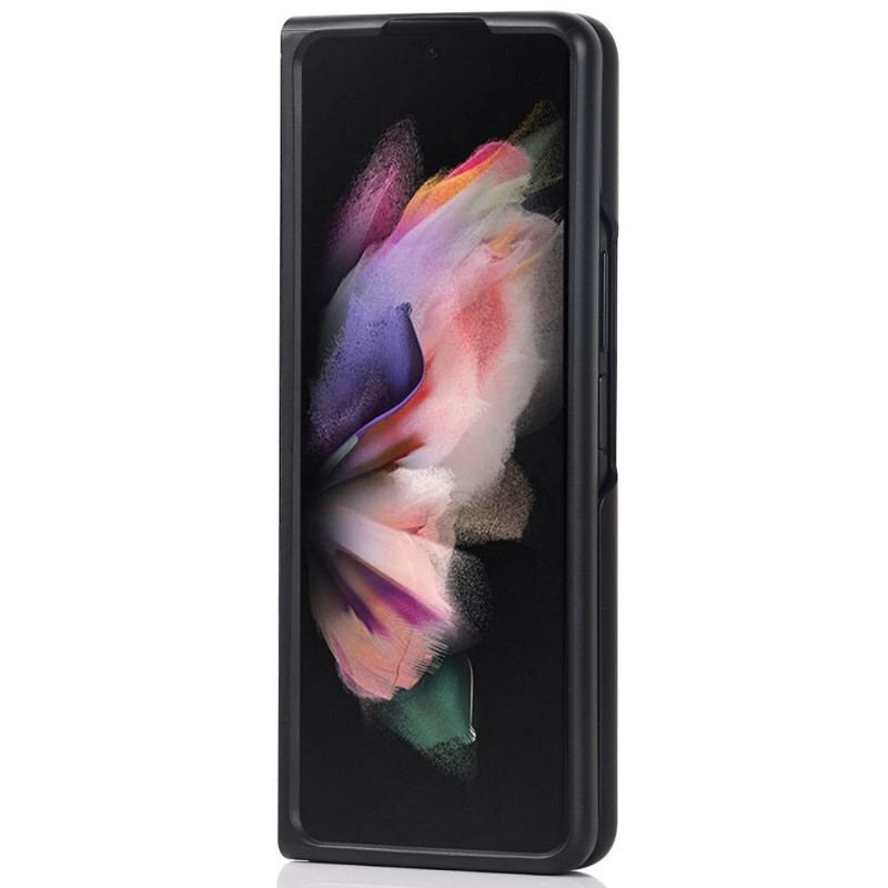 Capa Para Samsung Galaxy Z Fold 3 5G Suporte De Couro Genuíno E Suporte Para Caneta