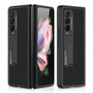 Capa Para Samsung Galaxy Z Fold 3 5G Suporte De Couro Tecido Gkk