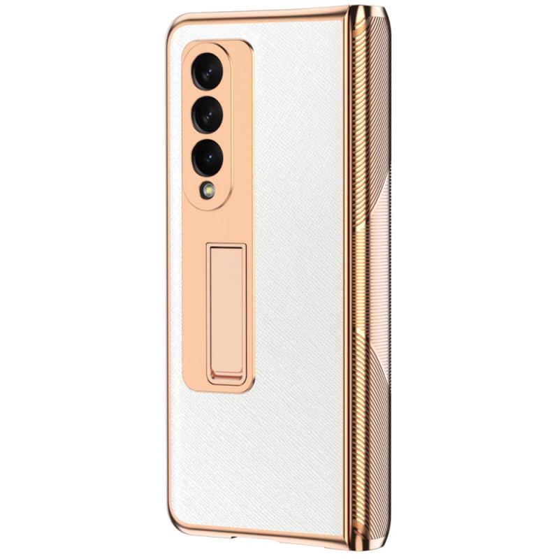 Capa Para Samsung Galaxy Z Fold 3 5G Suporte E Protetor De Tela