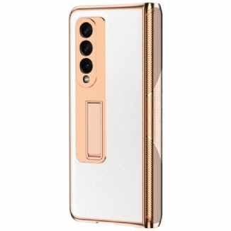 Capa Para Samsung Galaxy Z Fold 3 5G Suporte E Protetor De Tela