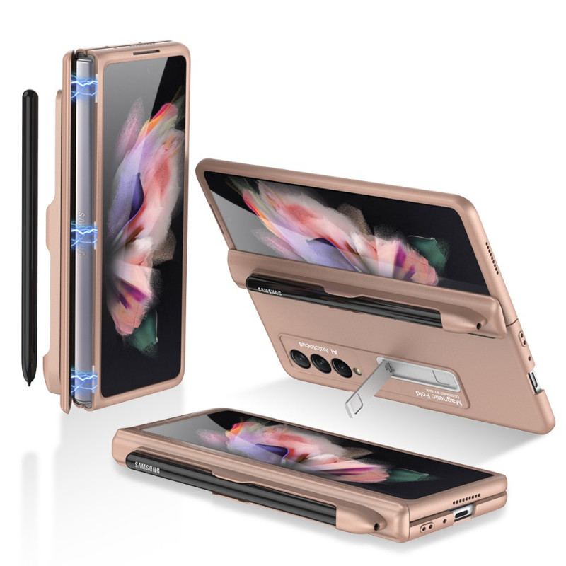 Capa Para Samsung Galaxy Z Fold 3 5G Suporte De Plástico E Suporte Para Caneta Gkk