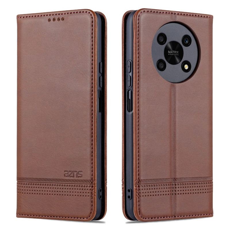 Capa De Celular Para Honor Magic 4 Lite 5G Flip Couro Sintético Azns