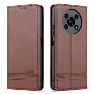 Capa De Celular Para Honor Magic 4 Lite 5G Flip Couro Sintético Azns