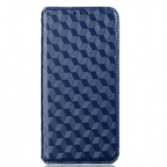 Capa De Celular Para Honor Magic 4 Lite 5G Flip Textura 3d Com Efeito De Couro